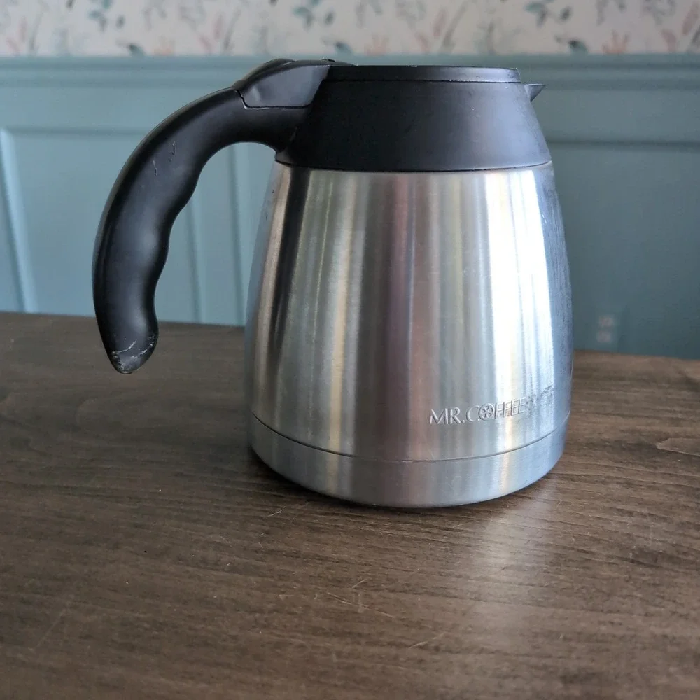 Mr. Coffee Thermal Carafe 10 Cup Silver Stainless Steel Insulated Pot